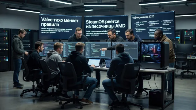 Valve тихо меняет правила. SteamOS рвётся из песочницы AMD